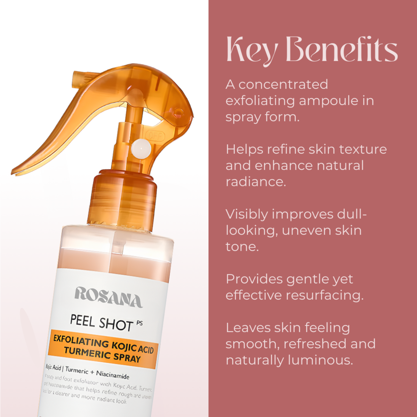 Kojic Acid Turmeric Spray
