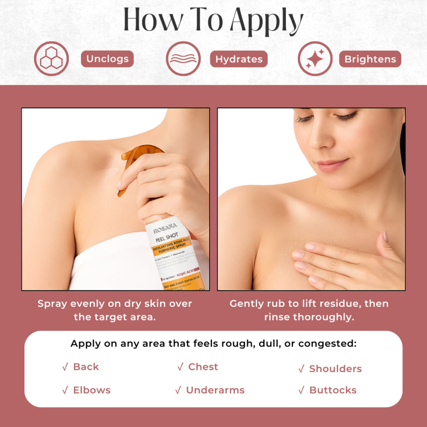 Kojic Acid Turmeric Spray
